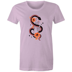 Women's Caduceus Hand Styled T-shirt