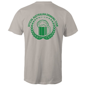 Men's Australian Drinking Team (Front + Back Print) T-shirt