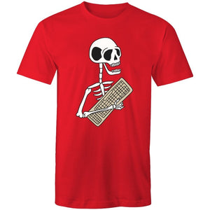 Men's Skeleton Keyboard Graphic T-shirt