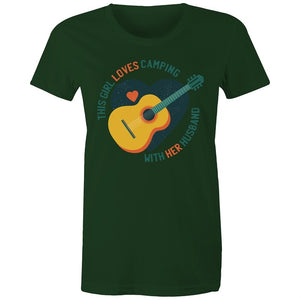 Women's Camping & Music T-shirt