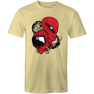Men's Red Alien Space T-shirt