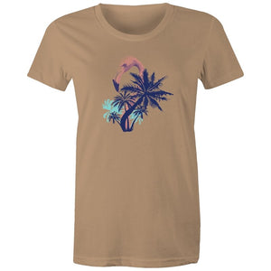 Women's Flamingo Beach T-shirt