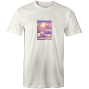 Men's Vaporwave City T-shirt - The Hippie House