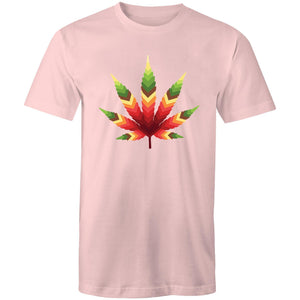 Men's Cannabis Leaf Art T-shirt