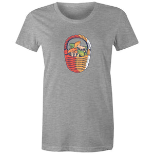 Women's Mushroom Basket T-shirt