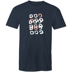 Men's Abstract Boxed T-shirt