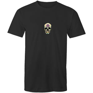 Men's Floral Flower Skull T-shirt