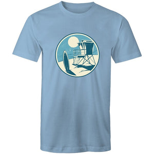 Men's LifeGuard Tower Beach T-shirt