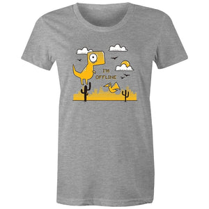 Women's Funny I'm Offline T-shirt