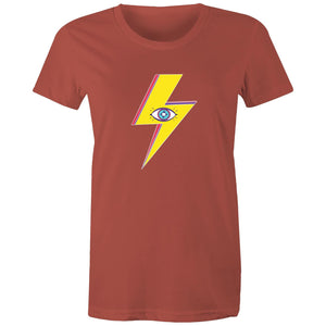 Women's Lightning Bolt Eye T-shirt