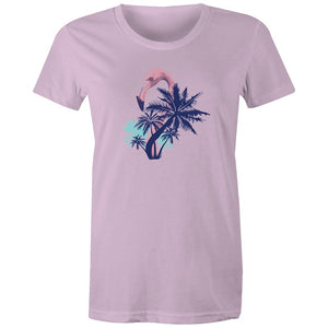 Women's Flamingo Beach T-shirt