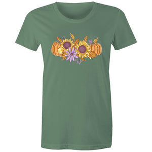 Women's Autumn Flower Bouquet T-shirt