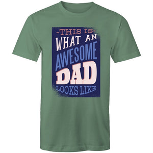 Men's This Is What An Awesome Dad Looks Like T-shirt