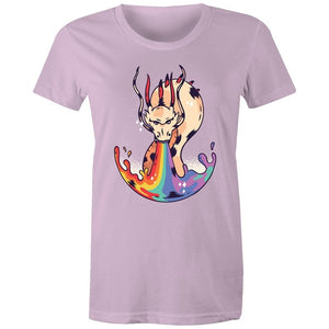 Women's Dragon Rainbow Fire T-shirt