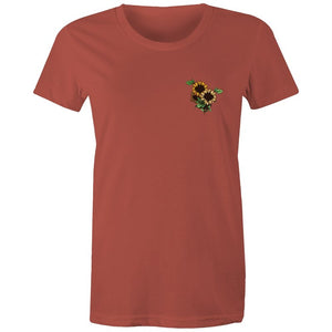 Women's Sunflower Pocket T-shirt