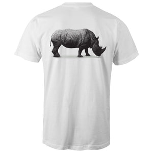 Men's Lineal Globe With Rhino Back T-shirt