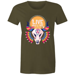 Women's Live Wild & Free T-shirt