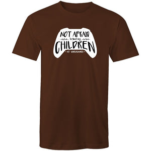 Men's Not Afraid To Beat My Children At Video Games T-shirt
