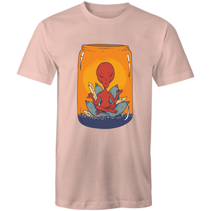 Men's Meditating Alien Lotus T-shirt