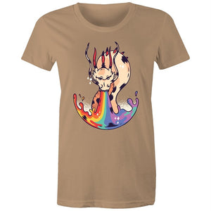 Women's Dragon Rainbow Fire T-shirt