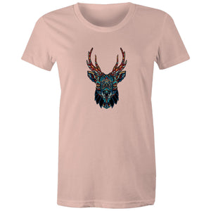 Women's Mandala Moose T-shirt
