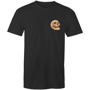 Men's Hipster Skull Pocket T-shirt