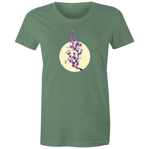 Women's Japanese Flower T-shirt
