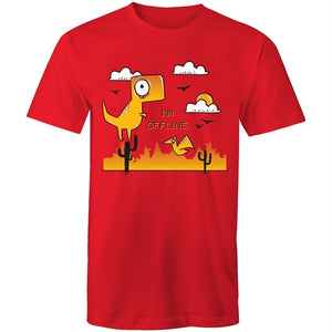 Men's I'm Offline Dinosaur T-shirt