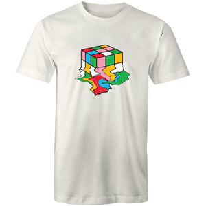 Men's Melting Rubiks Cube T-shirt