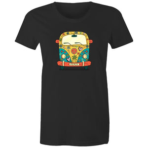 Women's Hippie Peace Van T-shirt