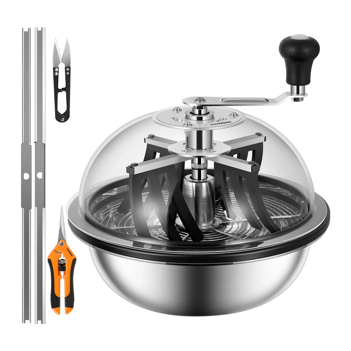 13-Inch Bud Leaf Bowl Trimmer | Manual Spin Cutter for Wet & Dry Trimming