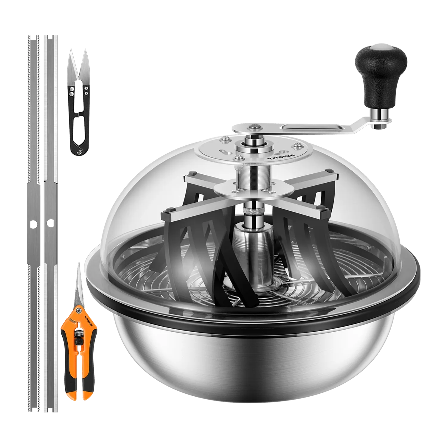 13-Inch Bud Leaf Bowl Trimmer | Manual Spin Cutter for Wet & Dry Trimming