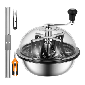 13-Inch Bud Leaf Bowl Trimmer | Manual Spin Cutter for Wet & Dry Trimming