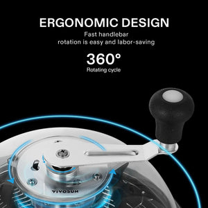 13-Inch Bud Leaf Bowl Trimmer | Manual Spin Cutter for Wet & Dry Trimming