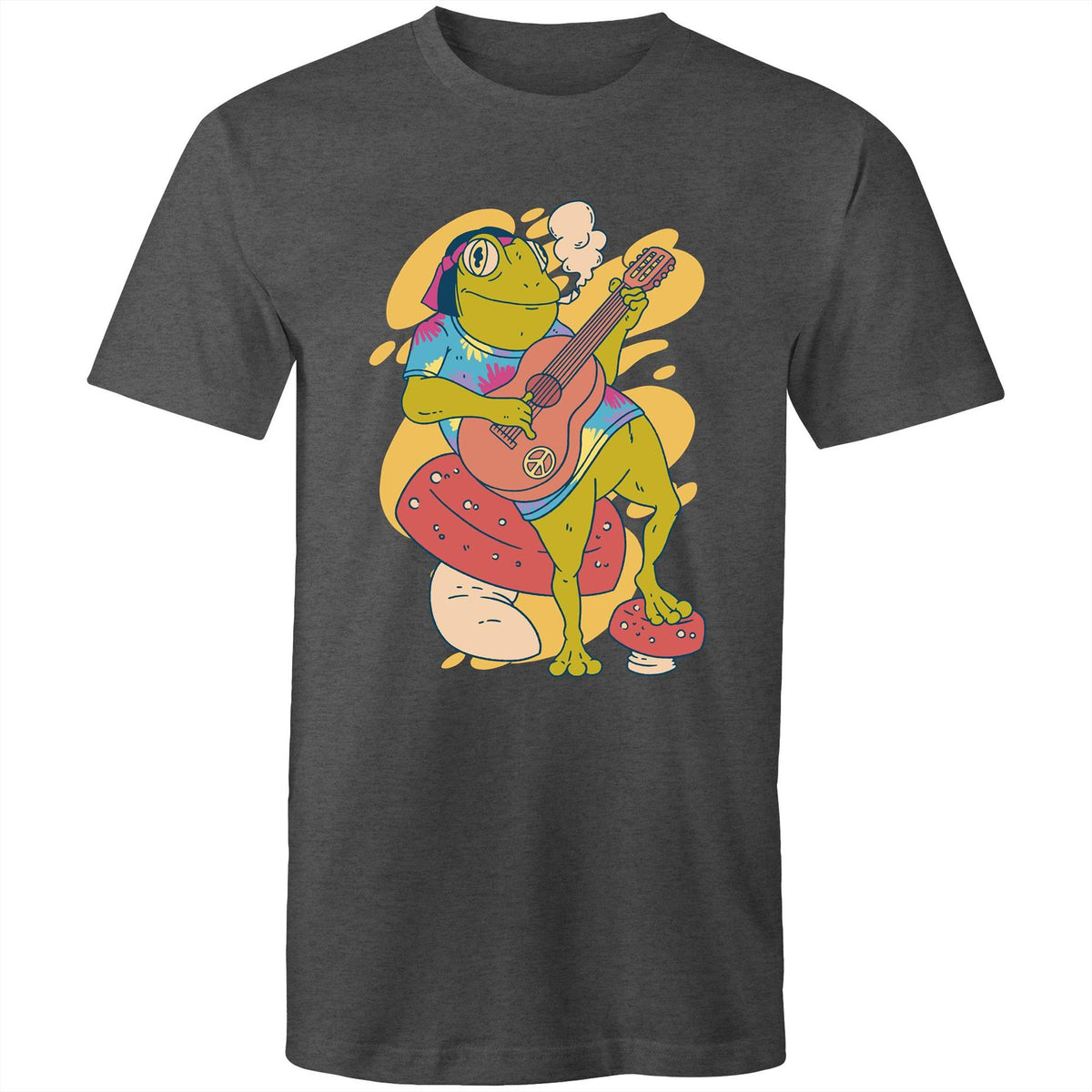 Mens Frog Playing Guitar T-Shirt