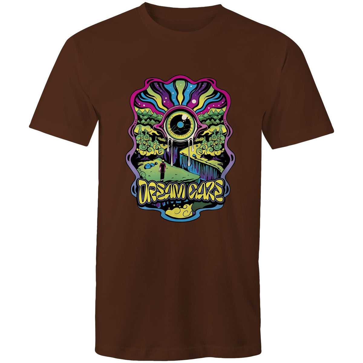 Men's Psychedelic Eye Forest T-shirt