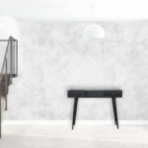 3 Drawer Console Table | Solid Mango Wood | Ash Black Finish | Hallway Storage