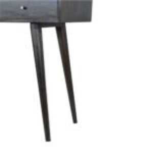 3 Drawer Console Table | Solid Mango Wood | Ash Black Finish | Hallway Storage