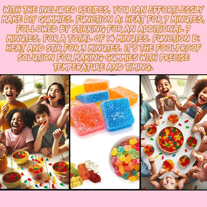 DIY Gummy Candy Maker for Kids & Parents | Safe & Easy Homemade Gummies | Fun Cooking Activity with Bear & Fruit Molds | No Stove Required