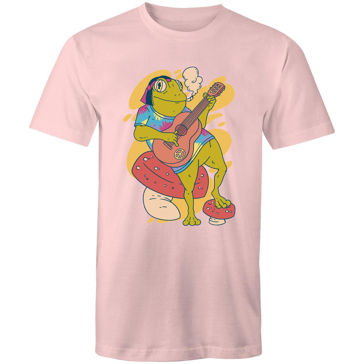 Mens Frog Playing Guitar T-Shirt