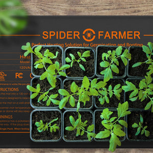 48 X 20cm Seedling Heat Mat With Temperature Control | Spider Farmer