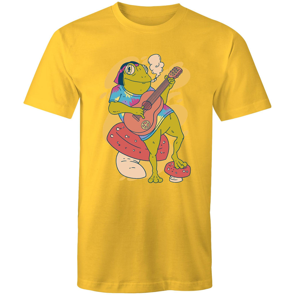 Mens Frog Playing Guitar T-Shirt