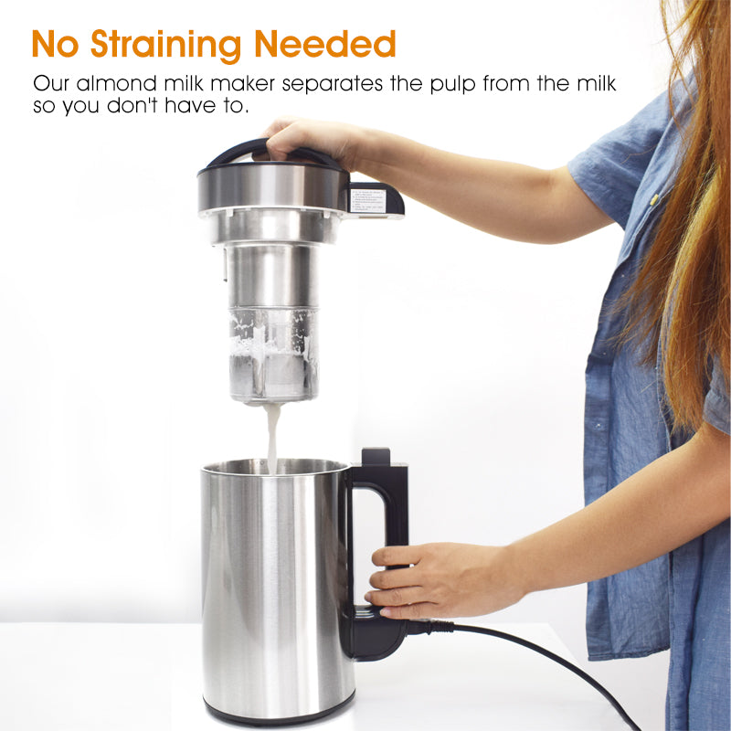 7-in-1 Plant-Based Milk & Soup Maker With Inbuilt Filter Design | 304 Stainless Steel