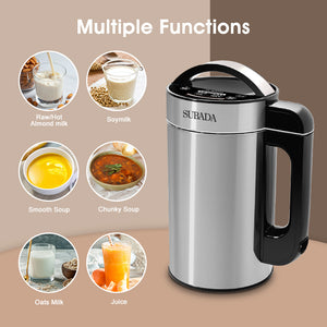 7-in-1 Plant-Based Milk & Soup Maker With Inbuilt Filter Design | 304 Stainless Steel