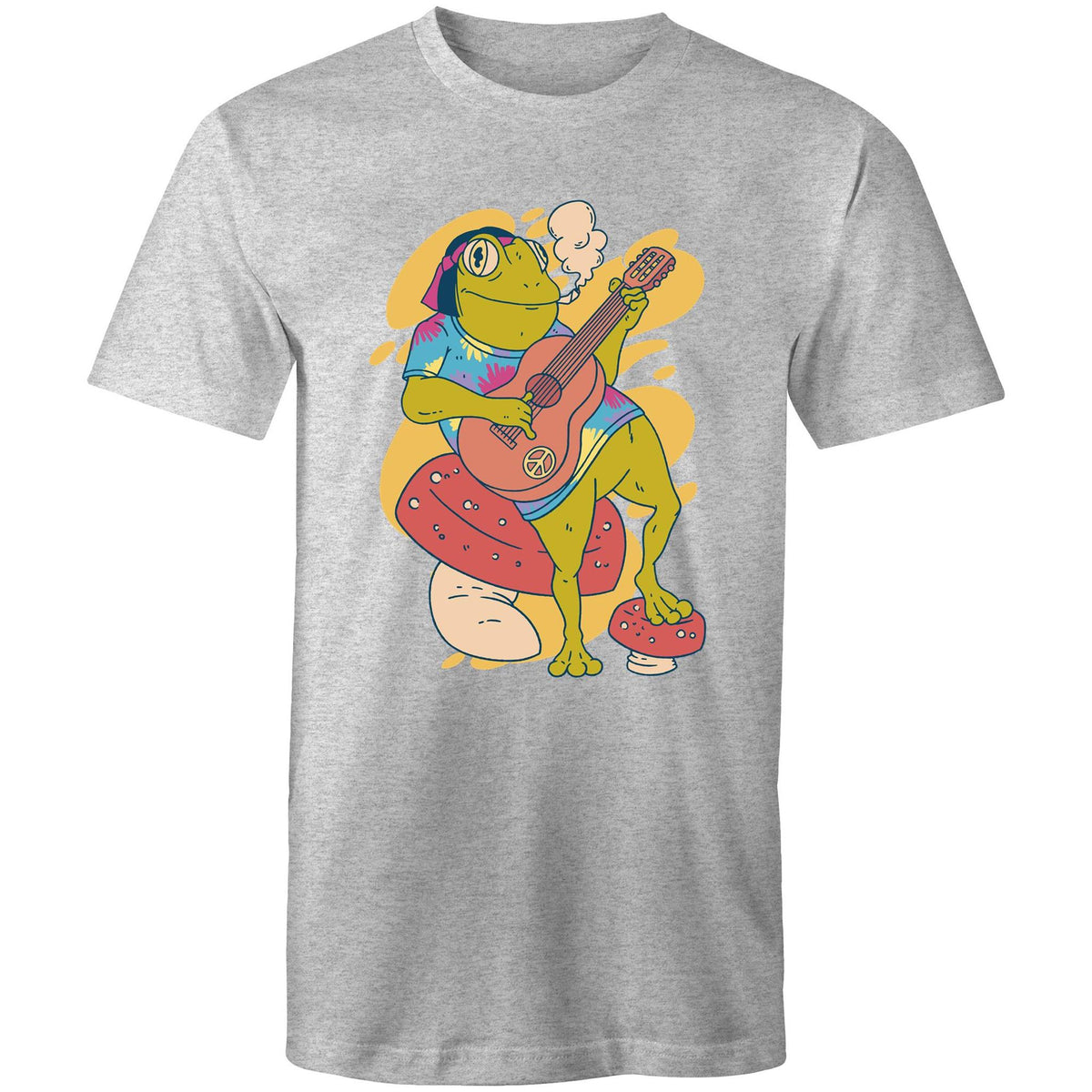 Mens Frog Playing Guitar T-Shirt