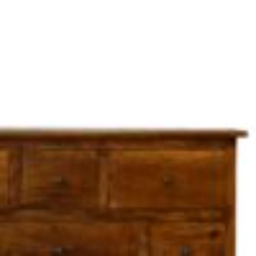 8-Drawer Chest of Drawers | Solid Wood | Chestnut Finish