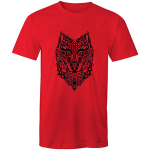 Men's Cool Tribal Wolf T-shirt