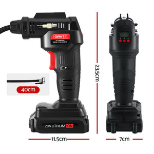 Giantz Air Compressor | 20V | 120PSI Electric Inflator | Portable with LED Light