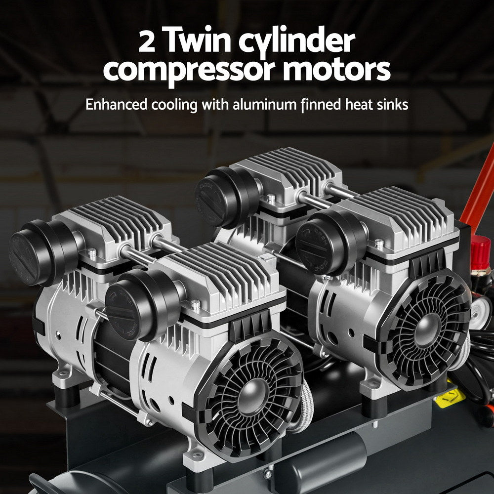 Oil-Free Air Compressor | 50L | 3.0HP | 200L/min High Flow Inflator