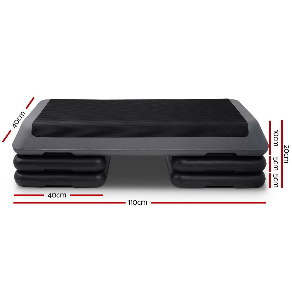 Everfit 3 Level Aerobic Step | Exercise Stepper | 110cm | Gym Home Fitness